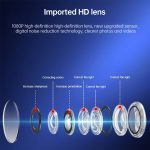 A9 1080P WiFi Wireless Netzwerkkamera Weitwinkelrekorder, A9 1080P (Black), A9 1080P (White) – Bild 3