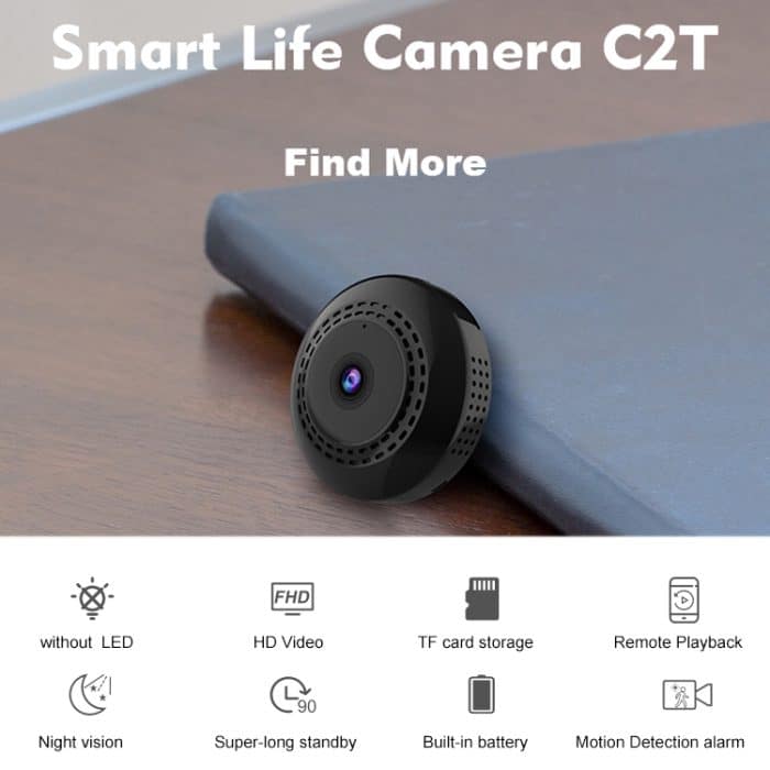 CAMSOY C2T 1080P WiFi Wireless Netzwerk Action Kamera Weitwinkel-Recorder – Bild 4