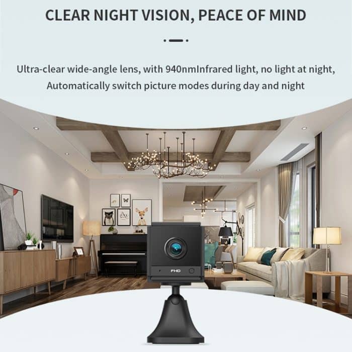 CAMSOY S20 1080P WiFi Wireless Netzwerk Action Kamera Weitwinkel-Recorder mit Halterung, S20 (Black), S20 (White) – Bild 6