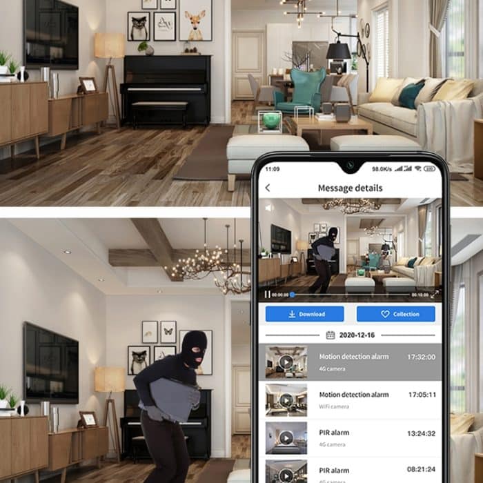 CAMSOY S20 1080P WiFi Wireless Netzwerk Action Kamera Weitwinkel-Recorder mit Halterung, S20 (Black), S20 (White) – Bild 9