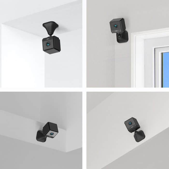 CAMSOY S20 1080P WiFi Wireless Netzwerk Action Kamera Weitwinkel-Recorder mit Halterung, S20 (Black), S20 (White) – Bild 10