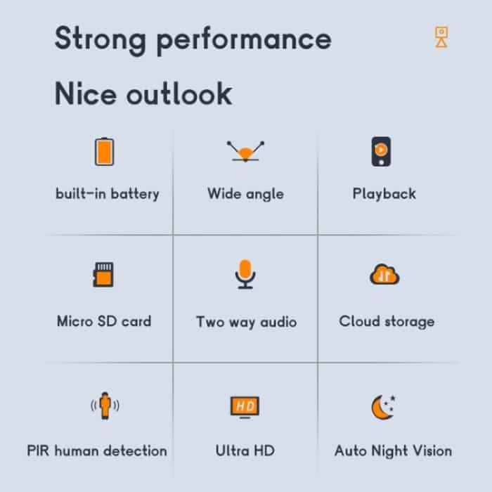 CAMSOY S50 1440P WiFi Wireless Netzwerk Action Kamera Weitwinkel-Recorder mit Halterung – Bild 5