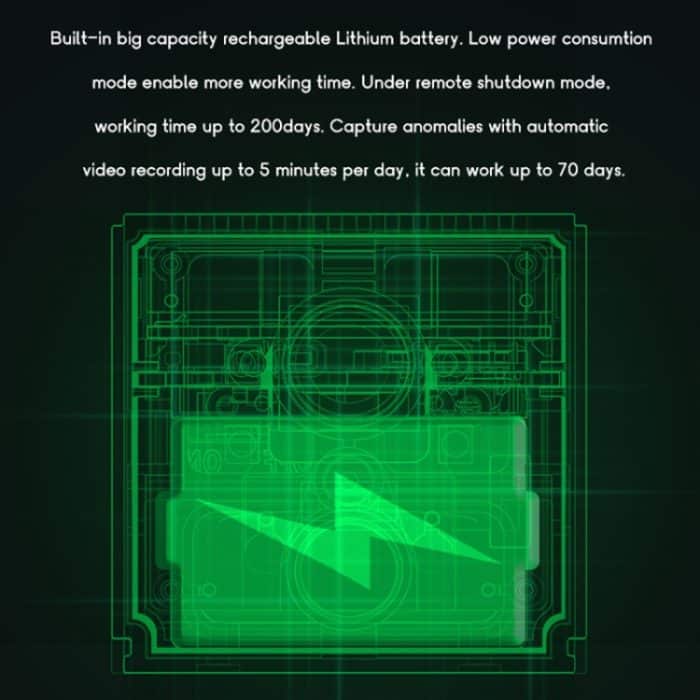 CAMSOY S50 1440P WiFi Wireless Netzwerk Action Kamera Weitwinkel-Recorder mit Halterung – Bild 8