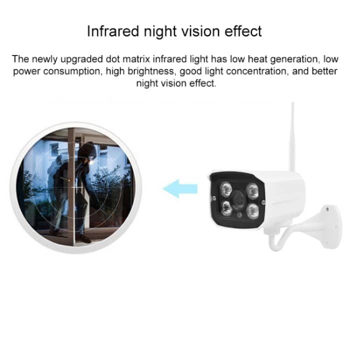 H105 720P 4-Wege-NVR-Kit für drahtlose kabellose Kameras – Bild 7