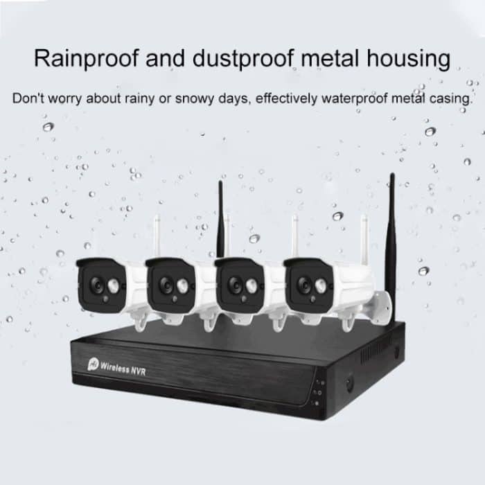 H105 720P 4-Wege-NVR-Kit für drahtlose kabellose Kameras – Bild 8