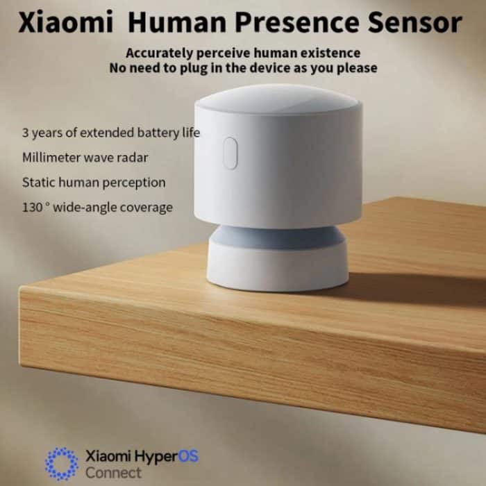 Xiaomi Präsenzsensor XMOSB01XS Smart Wireless Home Connection Bluetooth 5.0 Körperbewegungssensoren – Bild 2