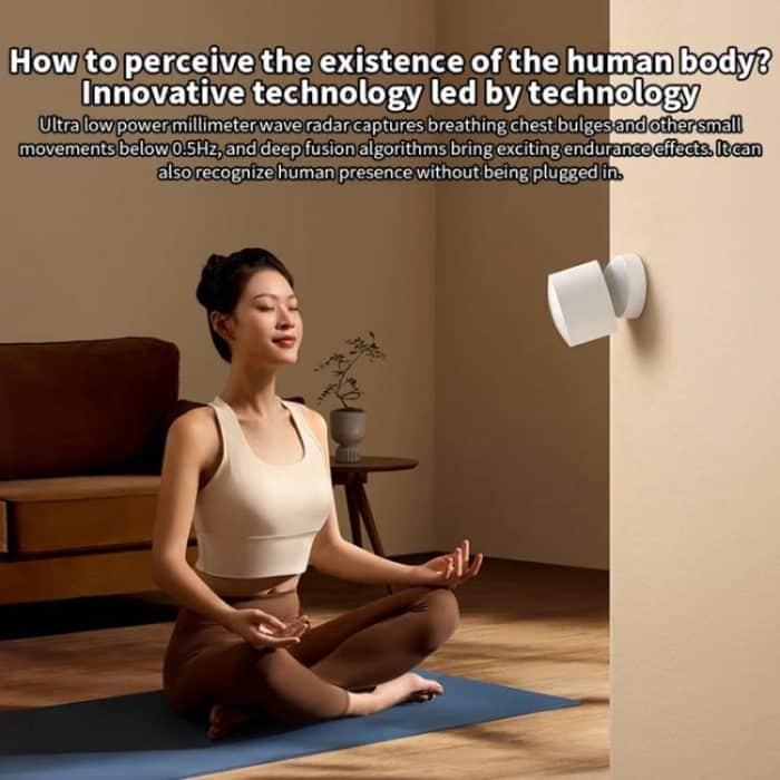 Xiaomi Präsenzsensor XMOSB01XS Smart Wireless Home Connection Bluetooth 5.0 Körperbewegungssensoren – Bild 8