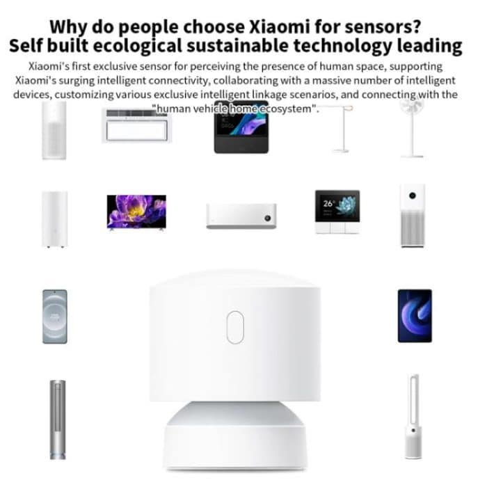 Xiaomi Präsenzsensor XMOSB01XS Smart Wireless Home Connection Bluetooth 5.0 Körperbewegungssensoren – Bild 9