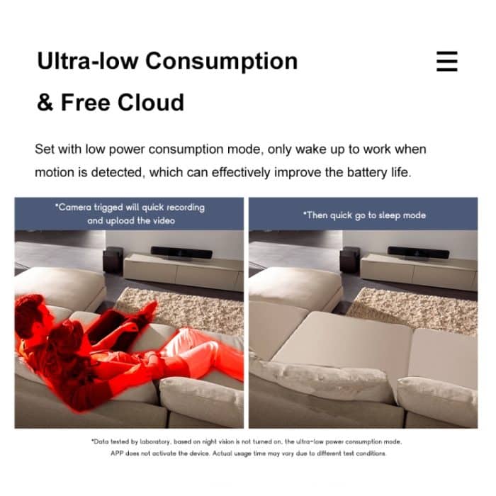 CAMSOY T9G6-EUR 4G 1080P HD Wireless-Kamera-Netzwerk-Action-Kamera mit Halterung, EU-Version – Bild 7