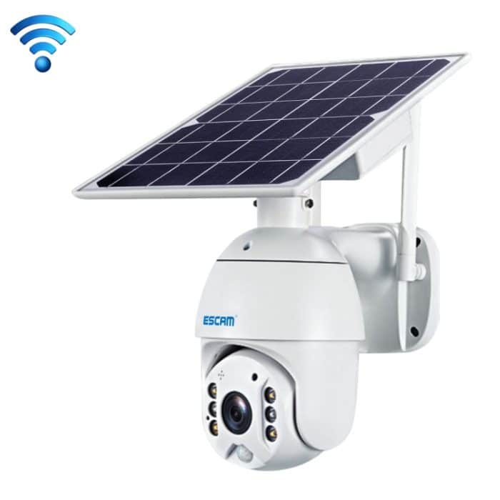 ESCAM QF280 HD 1080P IP66 wasserdichte WiFi-Solarpanel-PT-IP-Kamera ohne Batterie, unterstützt Nachtsicht/Bewegungserkennung/TF-Karte/Zwei-Wege-Audio, without Battery – Bild 1