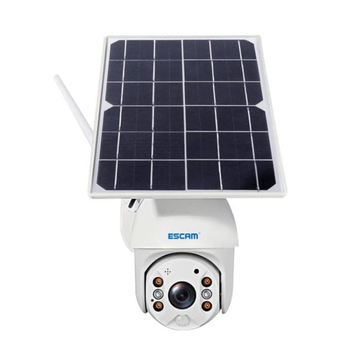 ESCAM QF480 US-Version HD 1080P IP66 wasserdichte 4G-Solarpanel-PT-IP-Kamera ohne Batterie, unterstützt Nachtsicht/Bewegungserkennung/TF-Karte/Zwei-Wege-Audio, without Battery(US Version) – Bild 2