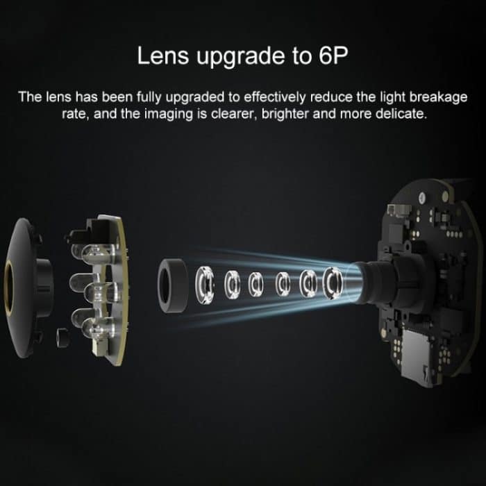 Original Xiaomi 2,4 GHz F1,4 große Blende 3 Millionen Pixel Wifi Intelligente Kamera PTZ Version 2K, Unterstützung von Infrarot-Nachtsicht und AI-Humanoidenerkennung sowie Zweiwege-Sprach- und 32 GB Micro-SD-Karte, US-Stecker – Bild 9