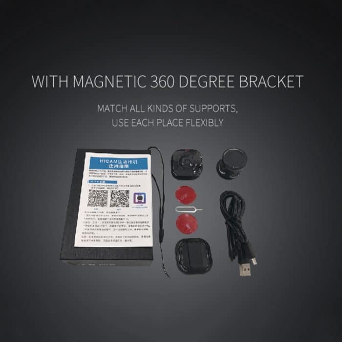 H9 Mini HD 1280 x 720P 120 Grad Weitwinkel tragbare intelligente drahtlose WiFi-Überwachungskamera, H9 Black, H9 White – Bild 11