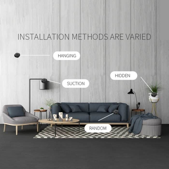 H9 Mini HD 1280 x 720P 120 Grad Weitwinkel tragbare intelligente drahtlose WiFi-Überwachungskamera, H9 Black, H9 White – Bild 14