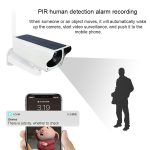 T1-2 2-Megapixel-WLAN-Version IP67 Wasserdichte Solar-HD-Monitorkamera ohne Akku und Speicher, unterstützt Infrarot-Nachtsicht und Bewegungserkennung / Alarm und Sprach-Intercom und mobile Überwachung – Bild 4