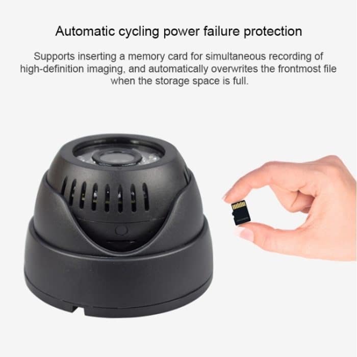 BQ2 1-Megapixel-Plug-in-Hemisphere-HD-Monitorkamera, Unterstützung für Infrarot-Nachtsicht und 4-32 GB TF-Karte – Bild 3
