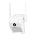 DP11 2 Megapixel IP66 wasserdichte Wandleuchte, drahtlose IP-Kamera, unterstützt mehrere Nachtsicht- und Handy-Fernüberwachungen, Sprach-Intercom, Bewegungserkennung/Alarm und 128-GB-Speicherkarte – Bild 2