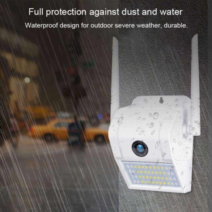 DP11 2 Megapixel IP66 wasserdichte Wandleuchte, drahtlose IP-Kamera, unterstützt mehrere Nachtsicht- und Handy-Fernüberwachungen, Sprach-Intercom, Bewegungserkennung/Alarm und 128-GB-Speicherkarte – Bild 9