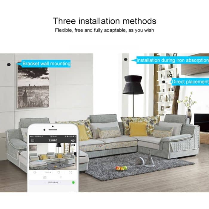 HDQ15 HD 1080P WIFI-Minikamera mit IR-Nachtsicht und Fernüberwachung, 1080P – Bild 9