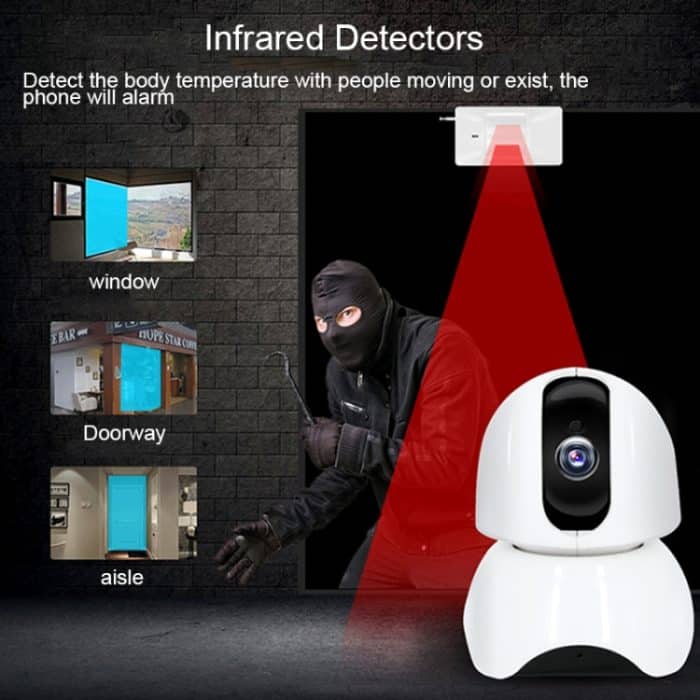 163Eye X3-UJ36 Smart drehbare P2P-Netzwerk-HD-Videokamera – Bild 9