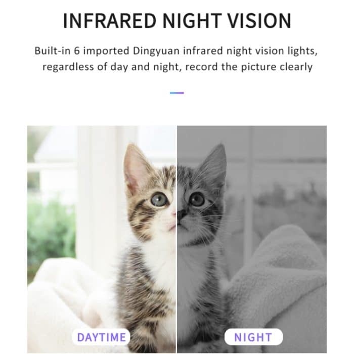 Q16 Mini WiFi Wireless Netzwerk Action Kamera Weitwinkel Recorder mit Nachtsicht und Bewegungserkennung, Wide-angle – Bild 7