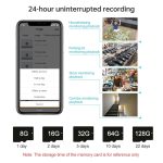 Q16 Mini WiFi Wireless Netzwerk Action Kamera Weitwinkel Recorder mit Nachtsicht und Bewegungserkennung, Wide-angle – Bild 9