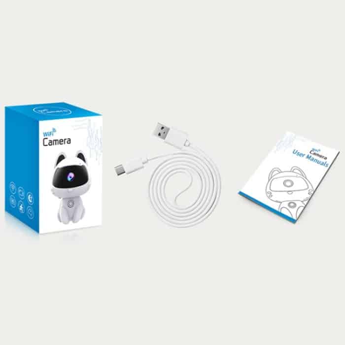 K9 Cute Pets Smart Home-Kamera, unterstützt Nachtsicht und Zwei-Wege-Sprach- und Bewegungserkennung, K9 – Bild 13