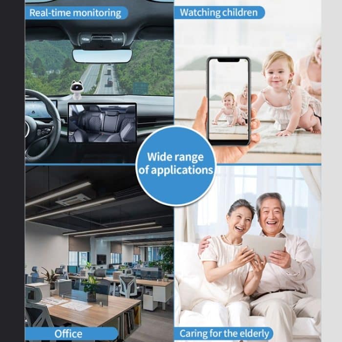 K9 Cute Pets Smart Home-Kamera, unterstützt Nachtsicht und Zwei-Wege-Sprach- und Bewegungserkennung, K9 – Bild 4