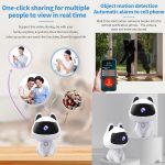 K9 Cute Pets Smart Home-Kamera, unterstützt Nachtsicht und Zwei-Wege-Sprach- und Bewegungserkennung, K9 – Bild 9