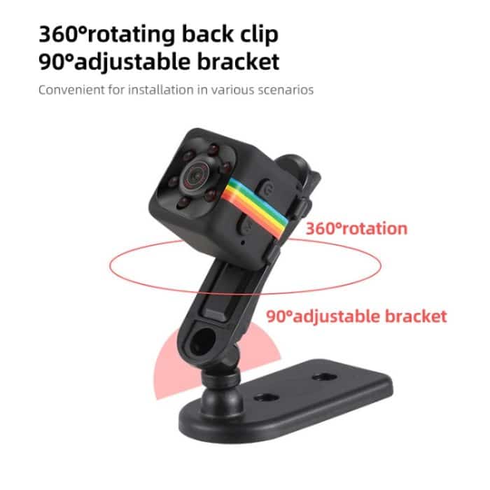 SQ11 Mini DV HD 1080P 6 LEDs Sport-Recorder-Kamera mit Halterung, unterstützt Monitorerkennung, IR-Nachtsicht und TF-Karte, SQ11 1080P 6 LEDs Black, SQ11 1080P 6 LEDs Blue, SQ11 1080P 6 LEDs Red – Bild 3