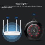 V380 1280X720P Auflösung Überwachungskamera Drahtlose Netzwerkkamera HD Handy Remote Monitor verbunden – Bild 5