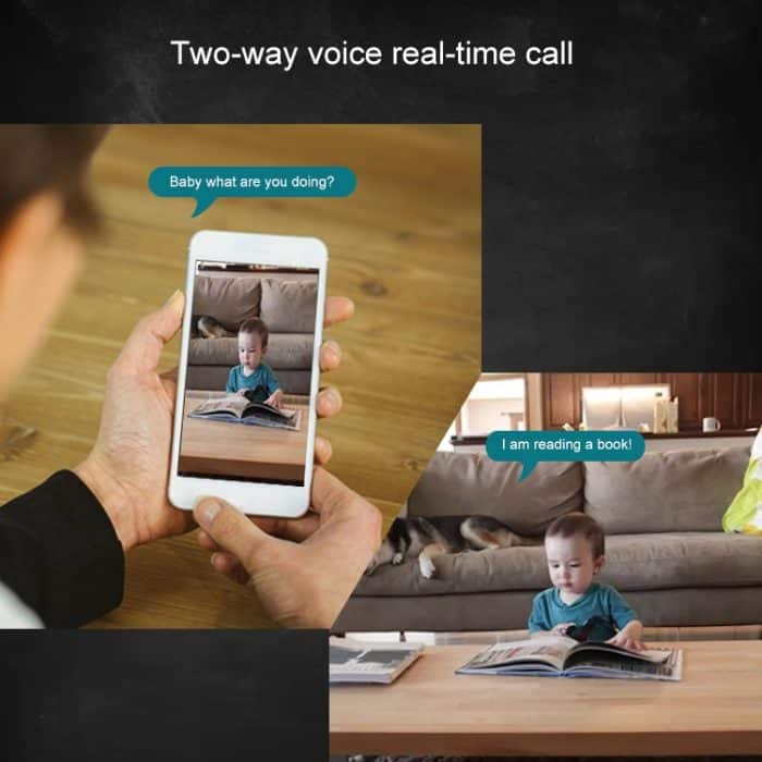 V380 1280X720P Auflösung Überwachungskamera Drahtlose Netzwerkkamera HD Handy Remote Monitor verbunden – Bild 7