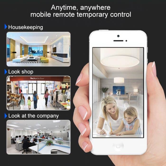 V380 1280X720P Auflösung Überwachungskamera Drahtlose Netzwerkkamera HD Handy Remote Monitor verbunden – Bild 8