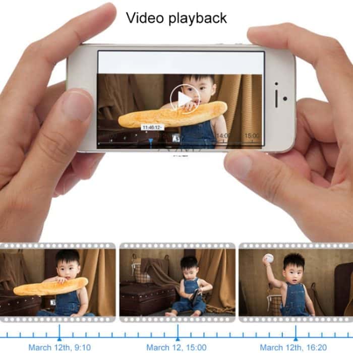 V380 720P Drahtlose Kamera HD Nachtsicht Smart Wifi Handy Remote Housekeeping Shop Monitor – Bild 7