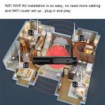 8CH HD 720P 1,0 Megapixel 2,4 GHz WiFi IP Bullet Kamera + NVR Kit – Bild 5