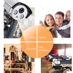 4CH HD 720P 1,0 Megapixel 2,4 GHz WiFi IP Bullet Kamera + NVR Kit – Bild 8