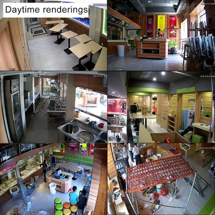 4CH HD 720P 1,0 Megapixel 2,4 GHz WiFi IP Bullet Kamera + NVR Kit – Bild 10