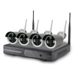 4CH HD 720P 1,0 Megapixel 2,4 GHz WiFi IP Bullet Kamera + NVR Kit – Bild 2