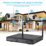 4CH HD 720P 1,0 Megapixel 2,4 GHz WiFi IP Bullet Kamera + NVR Kit – Bild 6
