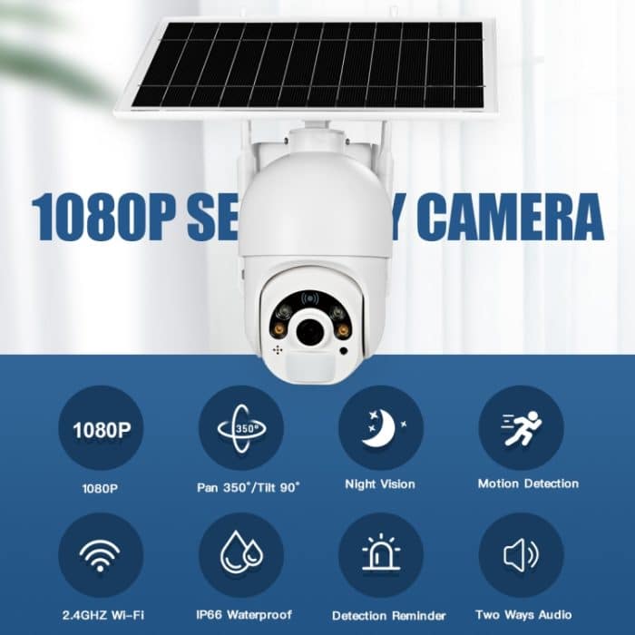 T22 1080P Full HD solarbetriebene 4G-Netzwerk-EU-Versionskamera, unterstützt PIR-Alarm, Nachtsicht, Zwei-Wege-Audio, TF-Karte, 4G (EU Version), 4G (US Version) – Bild 10