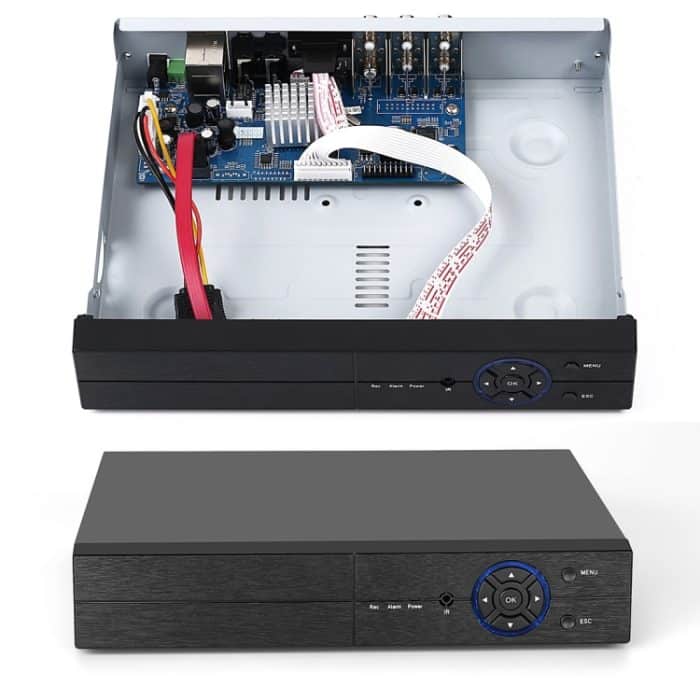 A8B3 / Kit 8CH 1080N Überwachungs-DVR-System und 720P 1,0 MP HD wetterfeste Bullet-Kamera, unterstützt Infrarot-Nachtsicht, P2P und Telefon-Fernüberwachung, A8B3 / Kit 8CH Black, A8B3 / Kit 8CH White – Bild 7