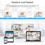 A8B3 / Kit 8CH 1080N Überwachungs-DVR-System und 720P 1,0 MP HD wetterfeste Bullet-Kamera, unterstützt Infrarot-Nachtsicht, P2P und Telefon-Fernüberwachung, A8B3 / Kit 8CH Black, A8B3 / Kit 8CH White – Bild 10