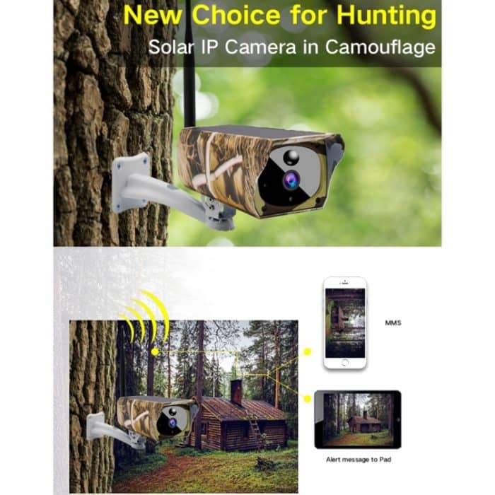 VESAFE VS-Y4 Ahornblattmuster 1080P HD-Akku Solar-WLAN-IP-Kamera, Unterstützung der PIR-Bewegungserkennung und Infrarot-Nachtsicht- und TF-Karte (max. 64 GB) – Bild 12