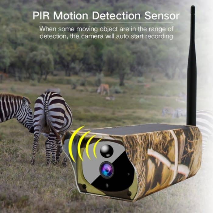 VESAFE VS-Y4 Ahornblattmuster 1080P HD-Akku Solar-WLAN-IP-Kamera, Unterstützung der PIR-Bewegungserkennung und Infrarot-Nachtsicht- und TF-Karte (max. 64 GB) – Bild 10