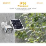 ESCAM QF320 HD 1080P 4G Solarpanel IP-Kamera, Unterstützung von Nachtsicht- und TF-Karten- und PIR-Bewegungserkennung sowie Zwei-Wege-Audio – Bild 13