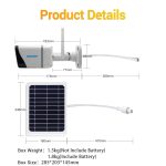 ESCAM QF320 HD 1080P 4G Solarpanel IP-Kamera, Unterstützung von Nachtsicht- und TF-Karten- und PIR-Bewegungserkennung sowie Zwei-Wege-Audio – Bild 16