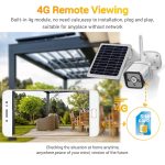 ESCAM QF320 HD 1080P 4G Solarpanel IP-Kamera, Unterstützung von Nachtsicht- und TF-Karten- und PIR-Bewegungserkennung sowie Zwei-Wege-Audio – Bild 7