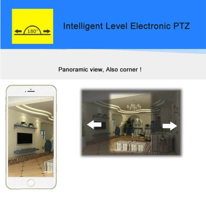 Anpwoo MN001 3518Ev200 1,0 MP Mini-HD-WLAN-IP-Kamera mit 6 PCS-Infrarot-LEDs, Unterstützung für Bewegungserkennung, Nachtsicht und TF-Karte (max. 64 GB) – Bild 10