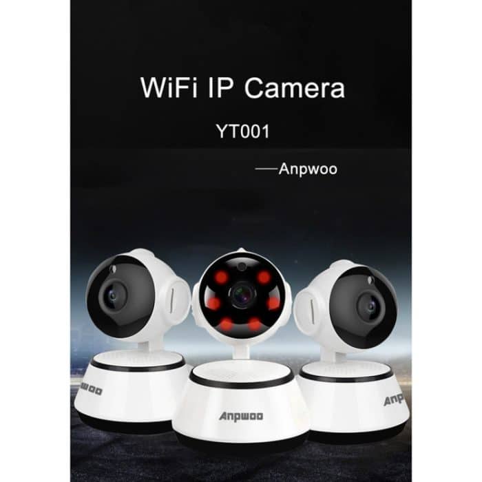 Anpwoo YT001 720P HD-WLAN-IP-Kamera mit 6 PCS-Infrarot-LEDs, Unterstützung für Bewegungserkennung, Nachtsicht und TF-Karte (max. 64 GB) – Bild 5