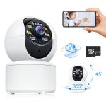 A10 Mini 360 PTZ WiFi Überwachungskamera Smart Home IP Kamera Nachtsicht Babyphone, A10 – Bild 5
